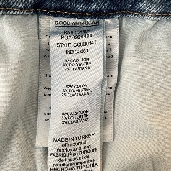Good American Jeans Relaxed Fit Straight Leg Flared Leg Size‎ 24 - Picture 7 of 9